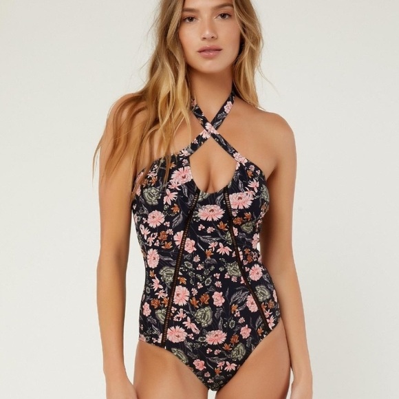 NWT O'Neill Colleen One-Piece Swimsuit XS - Picture 1 of 8